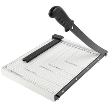 Imagem de Cortador de papel seguro para cartolina, cortador de papel resistente de 30,5 cm, aparador de papel à prova de deslizamento, cortador de papel versátil, aparador de papel estável para artesanato em