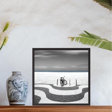 Imagem de Quadro Rio De Janeiro Bicicleta - 33X33Cm - Com Vidro