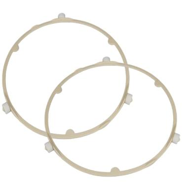 Imagem de 【Substituição de anel de rolo de suporte para toca-discos de micro-ondas de 2 peças】Compatível com GE, Samsung, Frigidaire – Substituição direta para WB06X10625, WB06X10818, DE92-90495A, 5304464115