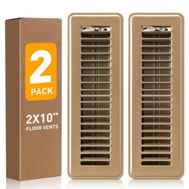 Imagem de Floor Register VE NI SCC 5x25 cm Brown, pacote com 2 unidades para cas