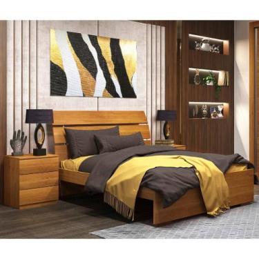 Imagem de Cama Casal em MDF Premium Tcil Móveis, CINAMOMO