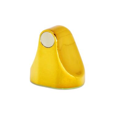 Imagem de Trava Porta Magnético Autoadesivo 3M Dourado Prendedor Fixador Batedor De Portas Universal  Com Imã Comfort Door