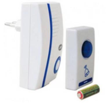 Imagem de Campainha De Tomada Residencial Sem Fio 32 Toques Wireless