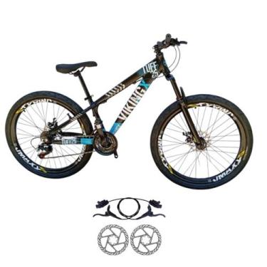 Imagem de Bicicleta Aro 26 Vikingx Tuff 25 Aluminio 21 Velocidades Freio Hidraul