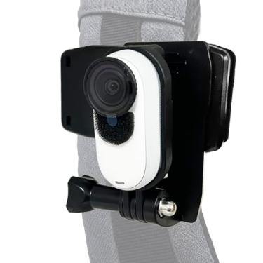 Imagem de Clipe de mochila para Insta 360 GO 3S, rotação 360 com alça de mochila com clipe rápido para mochila compatível com Insta360 GO 3s Ombro e chapéu de liberação rápida Suporte de câmera