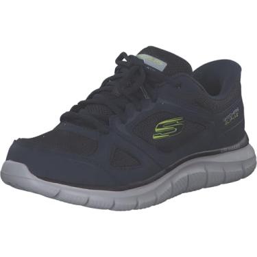 Imagem de Skechers Tênis esportivo masculino, 233039-Wnv, Azul marinho/limão, 42