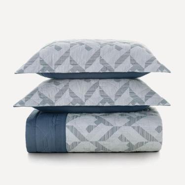 Imagem de Colcha Casal com 2 Porta-travesseiros Algodão Martin Karsten, U