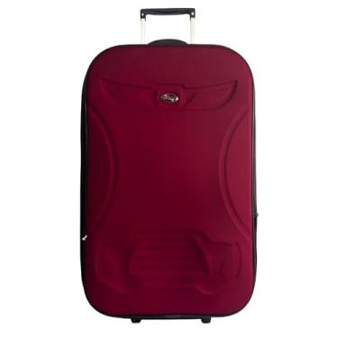 Imagem de Mala de Viagem Grande 28Kg para Despacho Forrada e Resistente (Vinho)