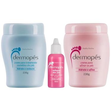 Imagem de Kit Spa dos Pés Dermopés Hidrata Restaura e Afina com Loção