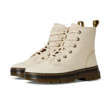 Imagem de Dr. Martens Bota feminina Combs II 6 Eye Lace Up Fashion, Pergaminho bege, 41