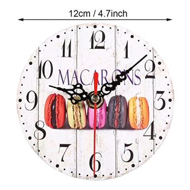 Imagem de Relógio de Parede Redondo de MDF Antigo Estilo Europeu para Decoração de Escritório Doméstico (33)