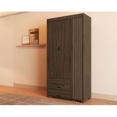 Imagem de Roupeiro Para Quarto Solteiro Bela em MDF (Chocolate)