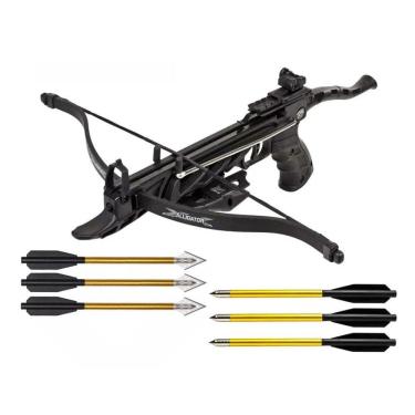 Imagem de Besta-balestra Mk-tcs1-bk Alligator 80 Lbs + Seta De Caça