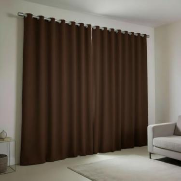 Imagem de Cortina Blackout em Tecido Corta Luz (Tabaco, 3,00 x 2,70 Metros)