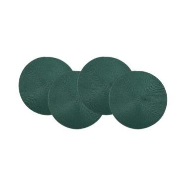 Imagem de Conjunto De 4 Sousplat Redondos De Natal De 15 Polegadas, Tapetes De M