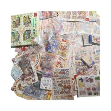 Imagem de Adesivos a Laser Kawaii Em Estilo Cartoon, 20-200 PCS, Cartões Fofos P