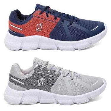 Imagem de Kit 2 Tênis Masculino Esporte Super Leve Para Caminhada Corrida e Treino-Masculino