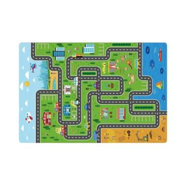 Imagem de Tapete Interativo De Trânsito Para Crianças, Tapete De Atividades Para