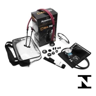 Imagem de Kit Enfermagem Acadêmico Linha Black Pamed Completo - Garantia 2 Anos