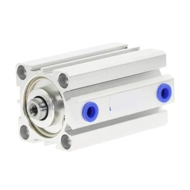 Imagem de PXNQMTJM Diâmetro do cilindro tipo SDA 40 mm Curso 5/10/20/25/30/40/50/100 mm Rosca interna do cilindro de pistão pneumático de ar compacto SDA40 (curso 20 mm)