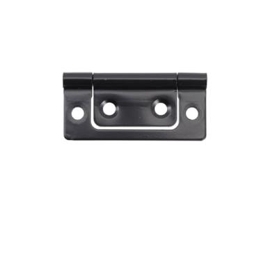 Imagem de 12 peças de dobradiças femininas foscas, dobradiças de móveis, móveis para porta de madeira, exterior, abertura externa, ferro forjado para interior de porta