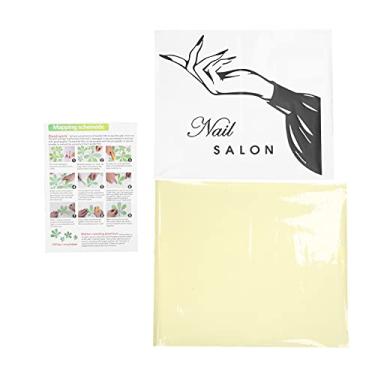 Imagem de CUOFYUNL Adesivo de parede para arte em unhas, elegante, salão de beleza, janela, decalque de parede, decoração de interiores