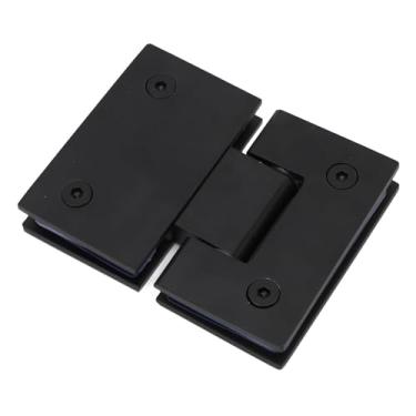 Imagem de Dobradiças para Porta de Chuveiro Vidro 180 Graus Aço Inoxidável Alta Resistência Portas Banheiro Sem Moldura Suporta 120 lbs Instalação Fácil com Har