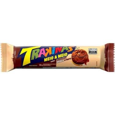 Imagem de Biscoito Recheado Meio a Meio Trakinas 126g