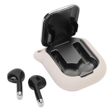 Imagem de Cryfokt 2 Em 1 Fones de Ouvido Relógio Inteligente Tela Hd Nfc Relógio Esportivo para, Grande Bateria Música Jogar Contagem Passo para Homens (Aço prateado)