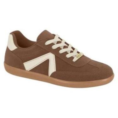 Imagem de Tênis Feminino Camurça Moda Vizzano - Conhaque Marrom-Feminino