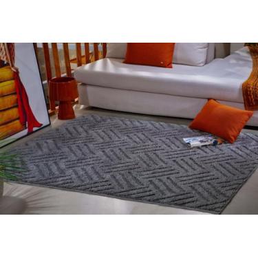 Imagem de Tapete jazz 2,00 x 2,50 sala quarto 100% antiderrapante alto e baixo r