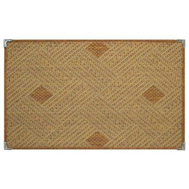 Imagem de Tapete 0,50x0,80 tapetinho capacho sisal lancer não escorrega moderno 