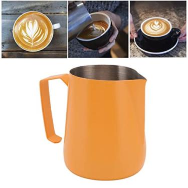 Imagem de Jarra de Espuma Leite 450ml em Aço Inoxidável 304 com Design Bico Águia para Cafeteria Casa