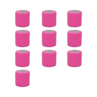 Imagem de Fita Adesiva Esportiva Rosa Brilhante Para Ataduras Veterinárias 2.5-1