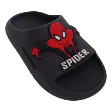 Imagem de Sandália Fechada Papete Homem Aranha Infantil Spider Chinelo - Genéric