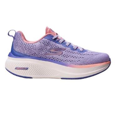 Imagem de Tenis skechers go run elevate 2.0 ref129000br feminino, 36, Azul, Rosa
