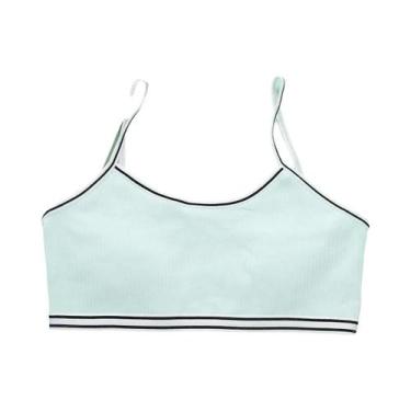 Imagem de Colete De Algodão Para Meninas, Confortável, De Cor Sólida, Sutiã De T