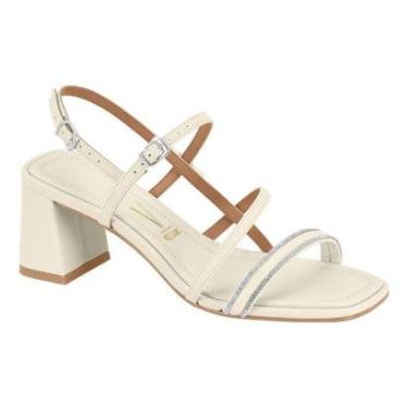 Imagem de Sandália Feminina Vizzano Salto Bloco Tiras Fivela 6530.108-Feminino