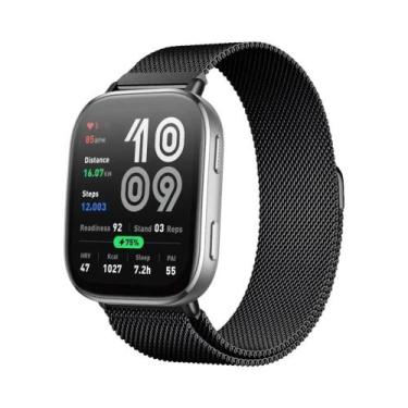 Imagem de Pulseira De Malha Metálica Magnética De 22mm Para Smartwatch Amazfit B