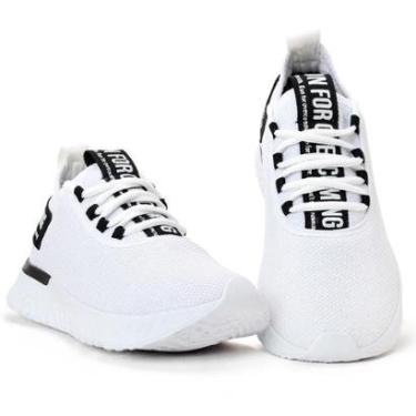 Imagem de Tênis Academia Feminino Esportivo Cadarço Conforto Treino Fit-Feminino