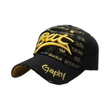 Imagem de Boné de Beisebol Masculino - Estilo Hip Hop Coreano com Bordado e Prot