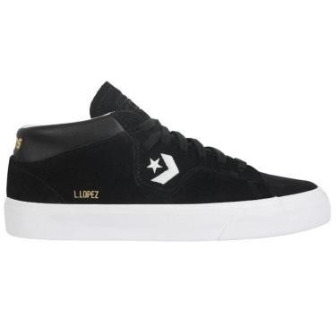 Imagem de Tênis Converse Louie Lopez Pro Mid Black Black Wh-Unissex
