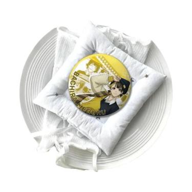 Imagem de Broche De Metal Macio Em Formato De Emblema Amine B-Blues Locks, Pin D