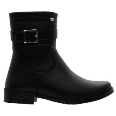 Imagem de Bota Cano Curto Infantil Menina Klin 195068000 Preto-Feminino