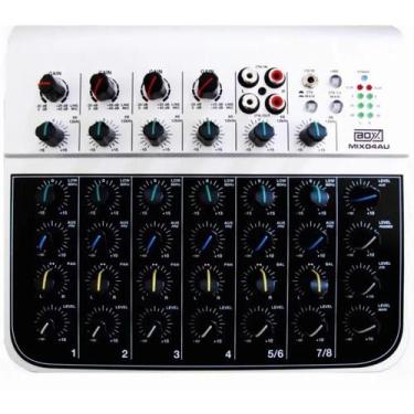 Imagem de Mesa De Som Boxx Mix04 8 Canais Ideal Para Live Usb
