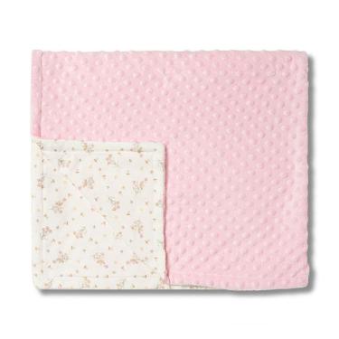Imagem de Cobertor Hug Fleece Dots Fun Jardim Da Aurora Rosa