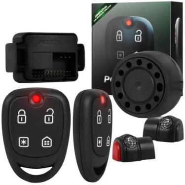 Imagem de Alarme automotivo universal exact ex360 com 2 controle e sirene positr