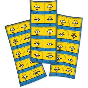 Imagem de Adesivo Quadrado Decorativo Festa Festa Minions - 30 unidades - Festco