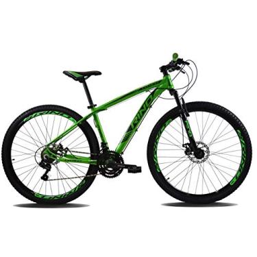 Imagem de BICICLETA ARO 29 RINO EVEREST TRAS. ALIVIO - 27V - 7.0 (Verde, 21)