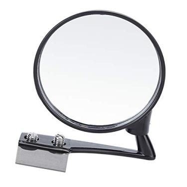 Imagem de Qiilu Espelho de ponto cego para carro, universal redondo, roda dianteira do carro, grande angular, espelhado, acessório de 360°, peças modificadas ajustáveis